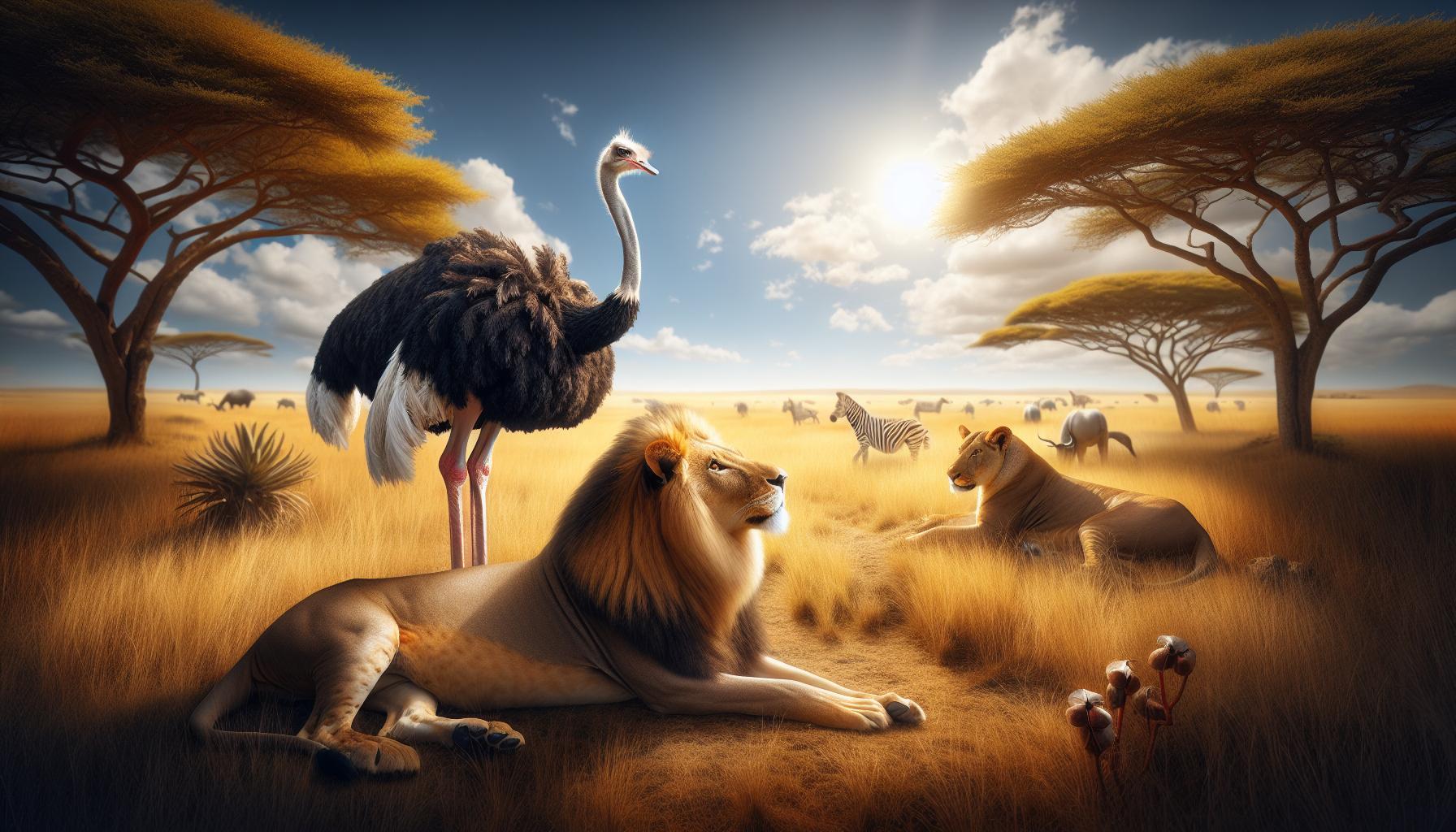 Can an ostrich kill a lion? Unbelievable Animal Battles