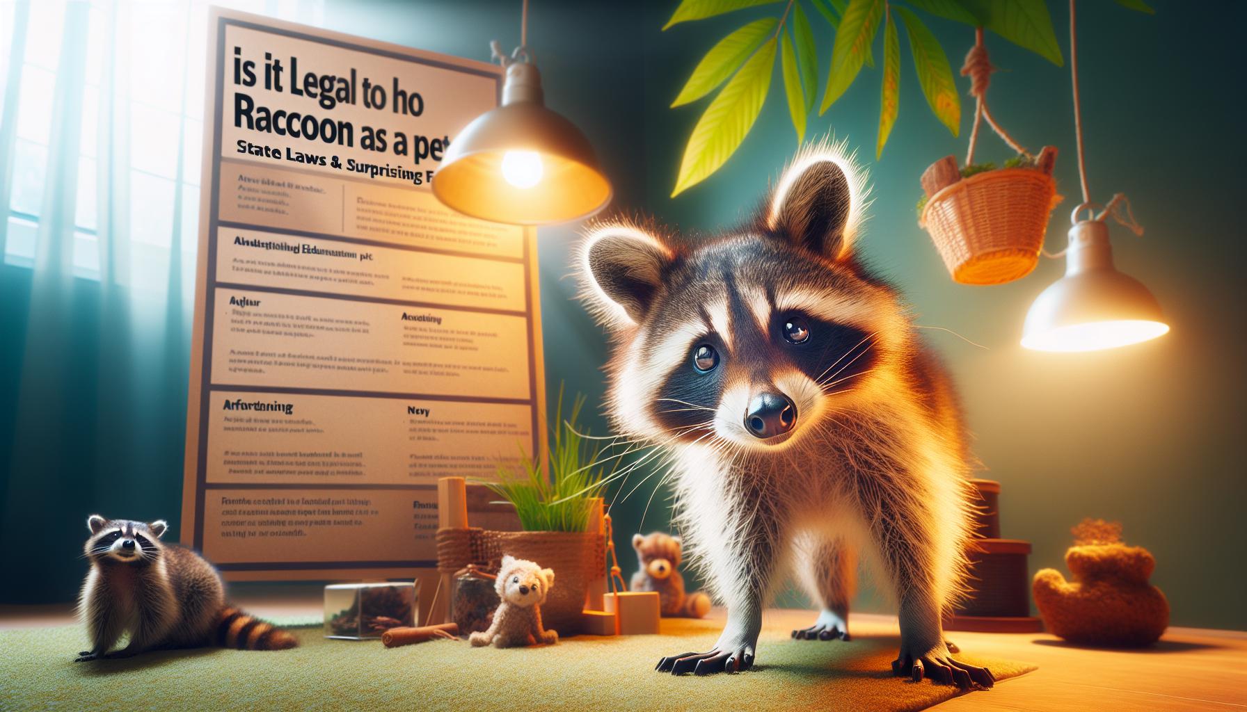 Is it legal to have a racoon as a pet: State Laws & Surprising Facts