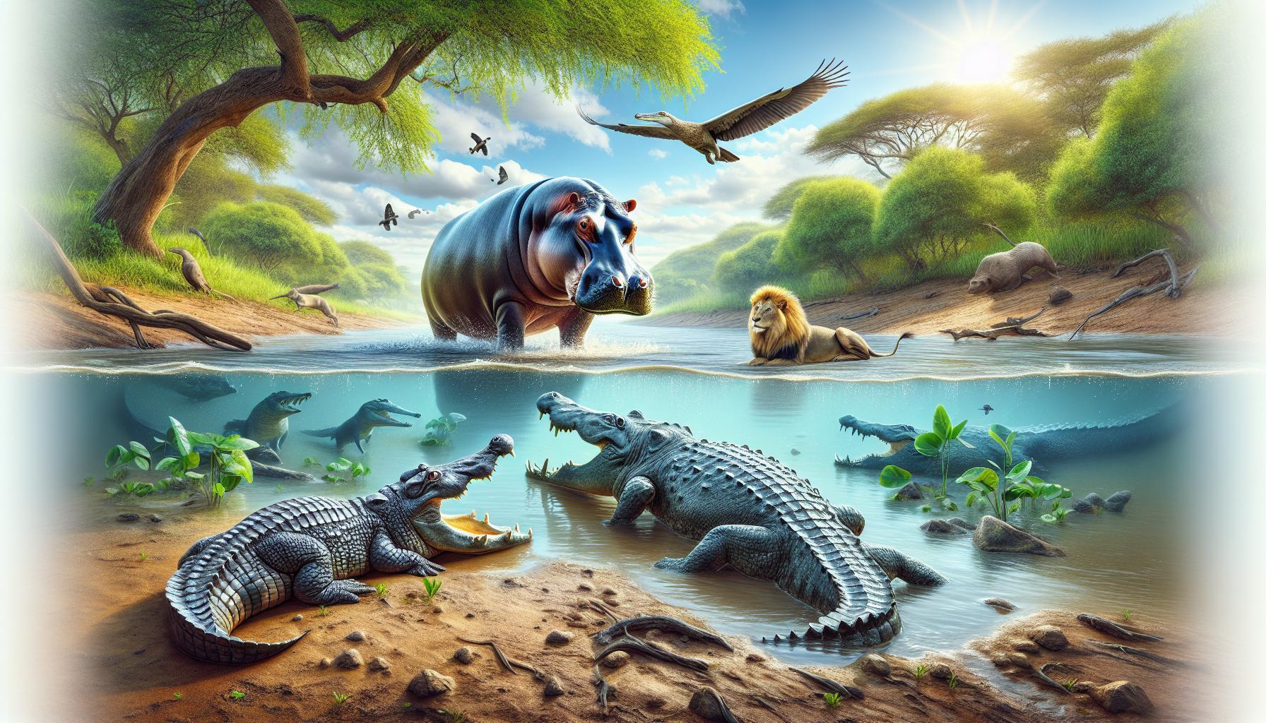 Hippo natural predators: What Threatens Africa’s River Giants?