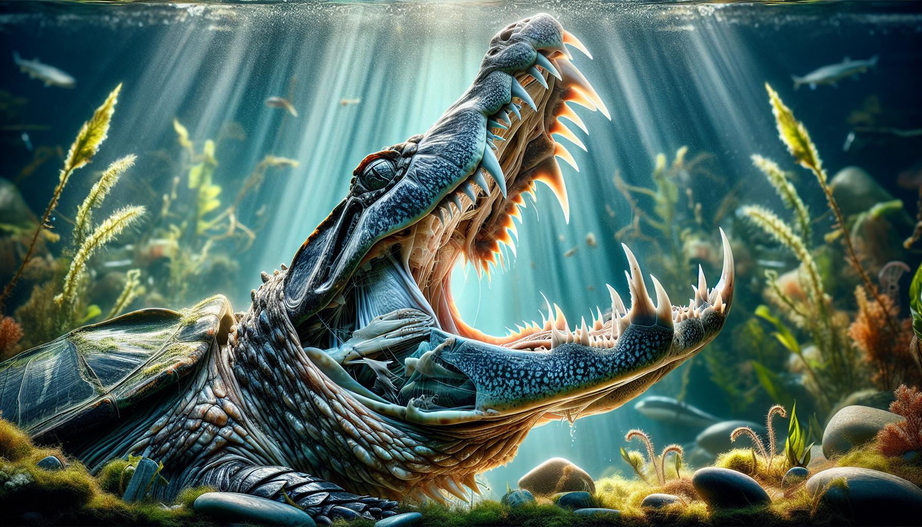 The Anatomy of an Alligator Snapping Turtle's Jaw