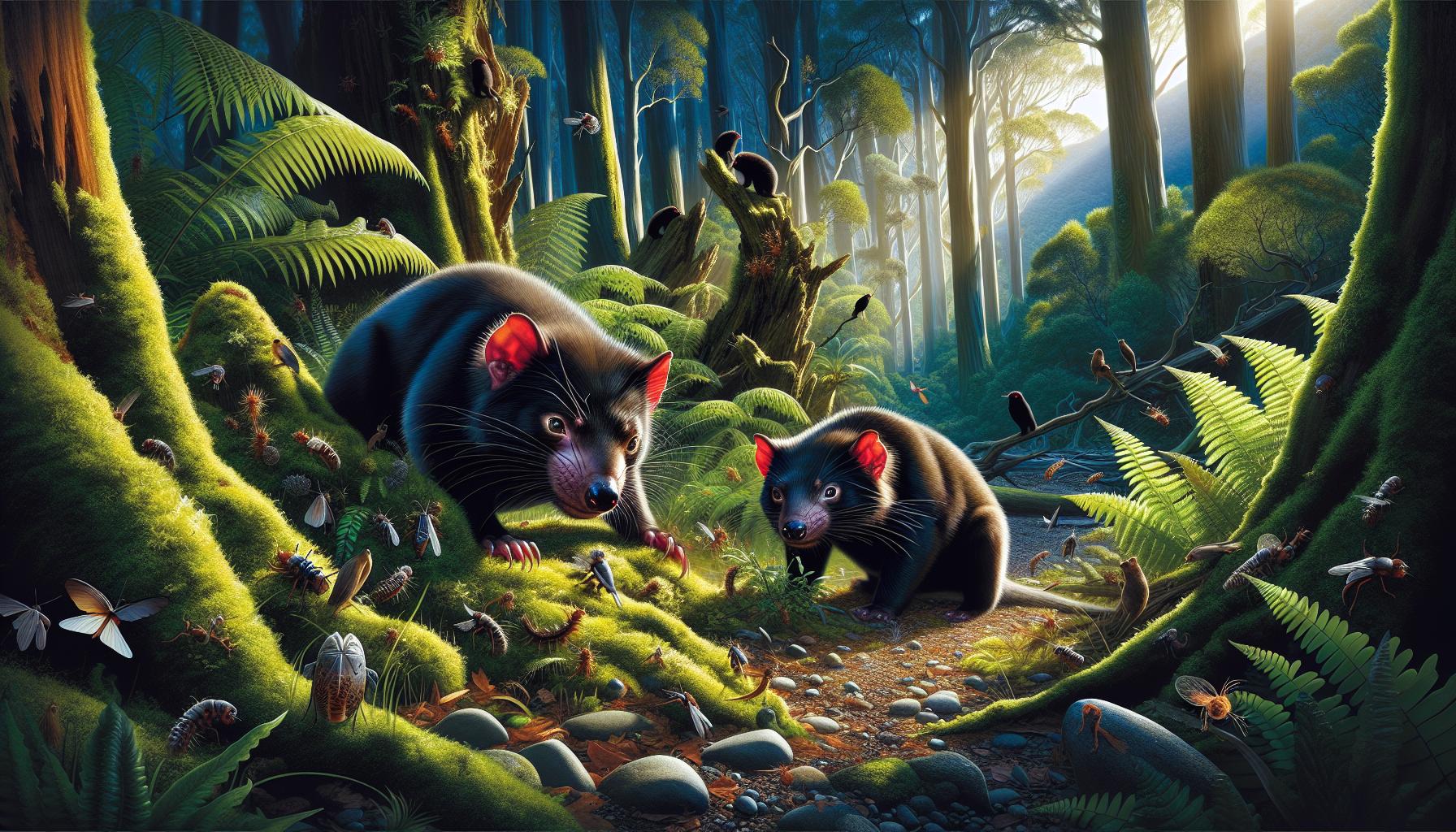 Behavioral Traits of Tasmanian Devils in the Wild