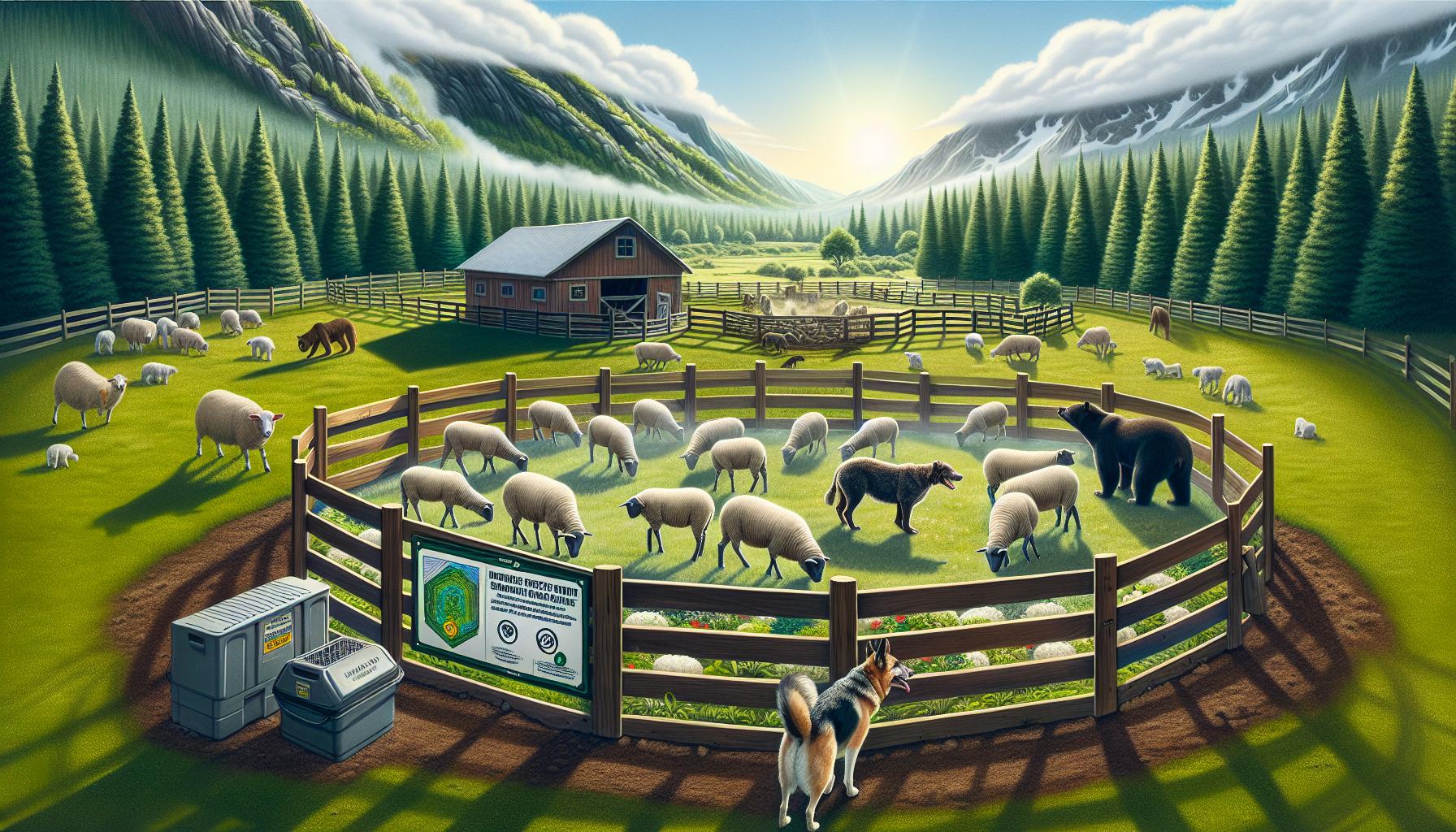 Best Practices for Flock Protection Against Bears