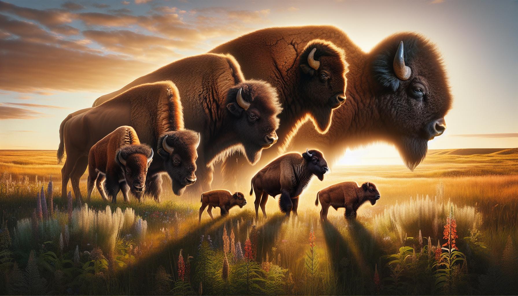 Bison Growth Stages: From Calf to Adult
