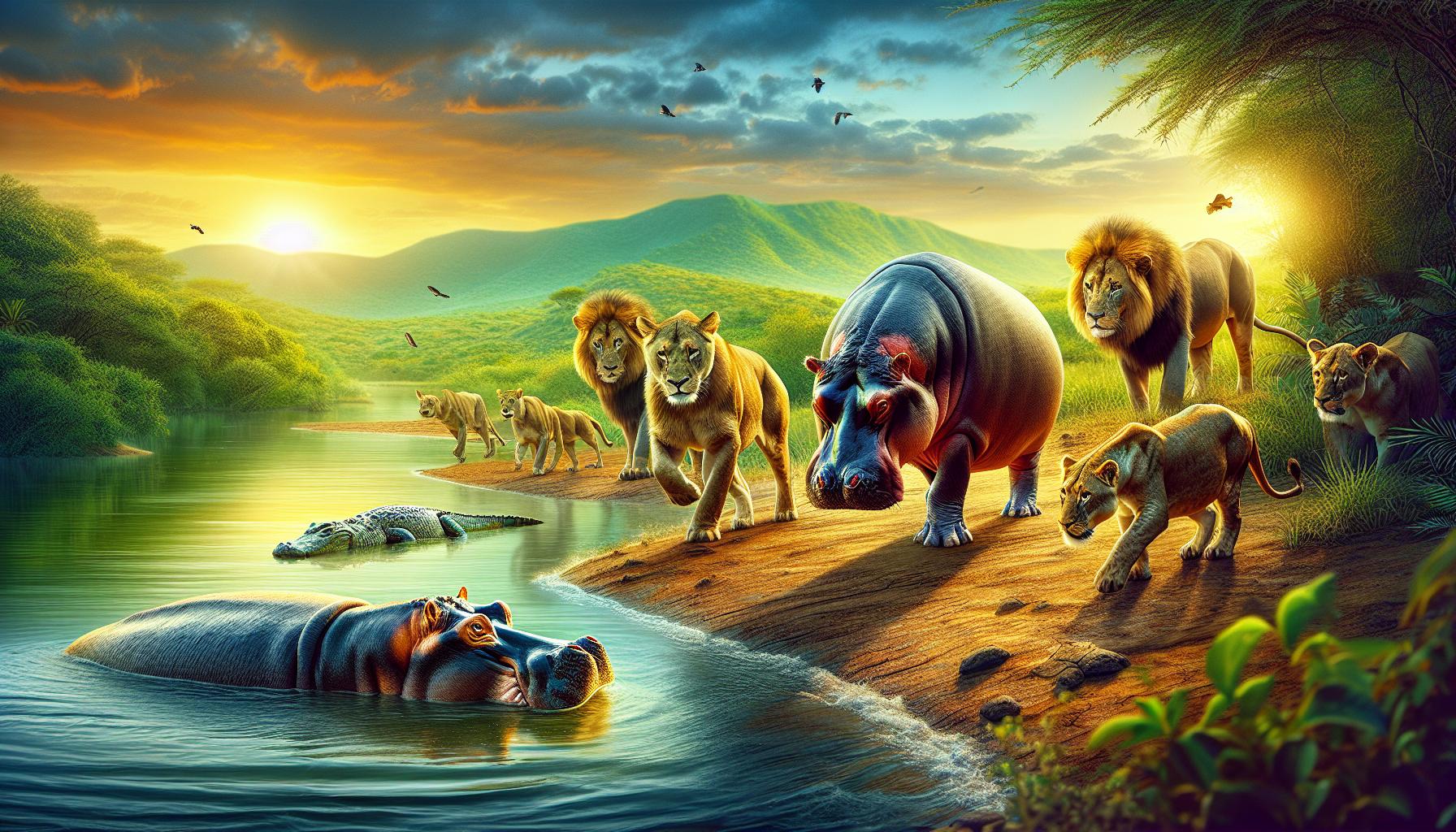 Challenges Faced by Hippo Predators