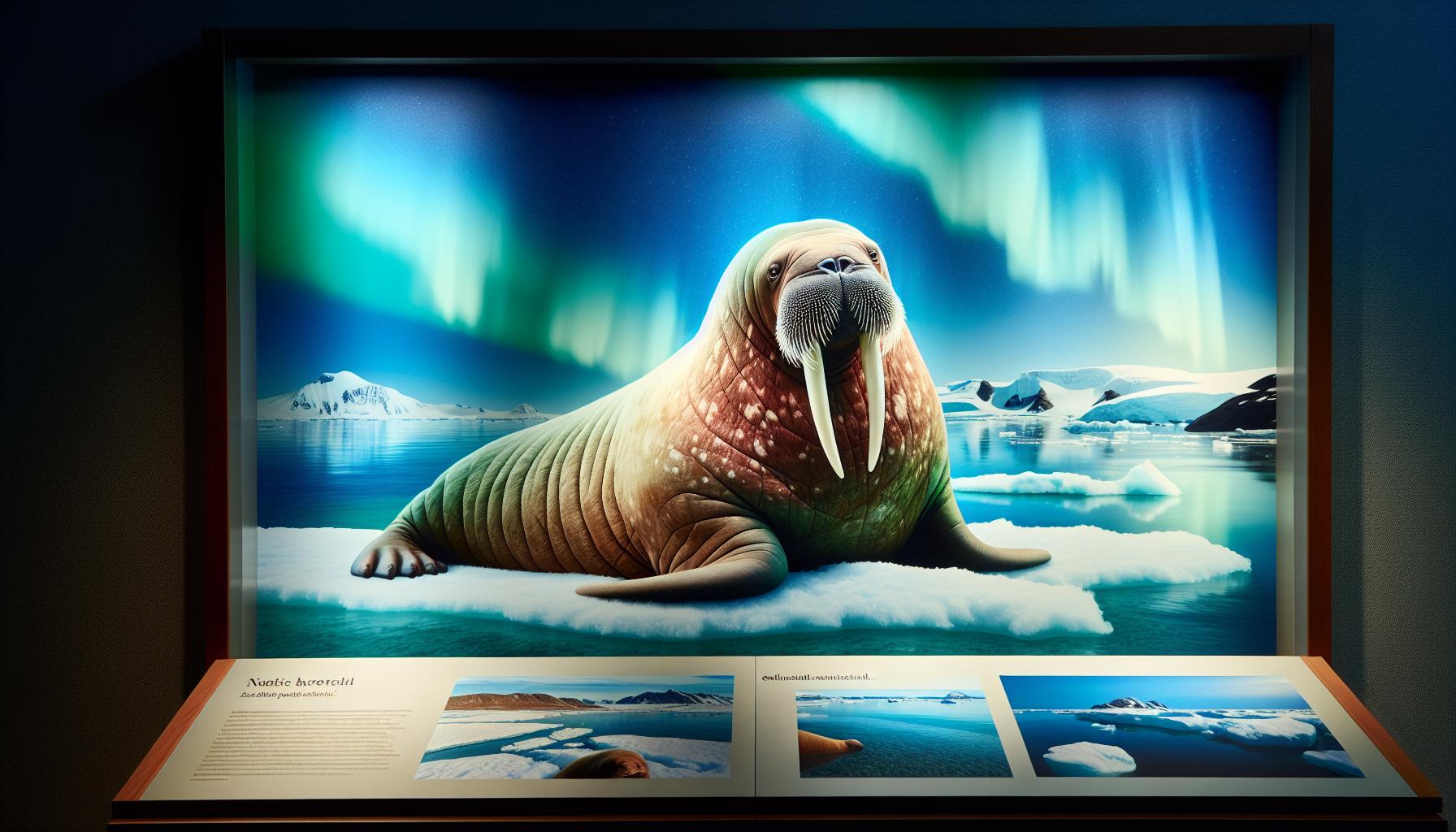 Color Perception in Walrus Eyes
