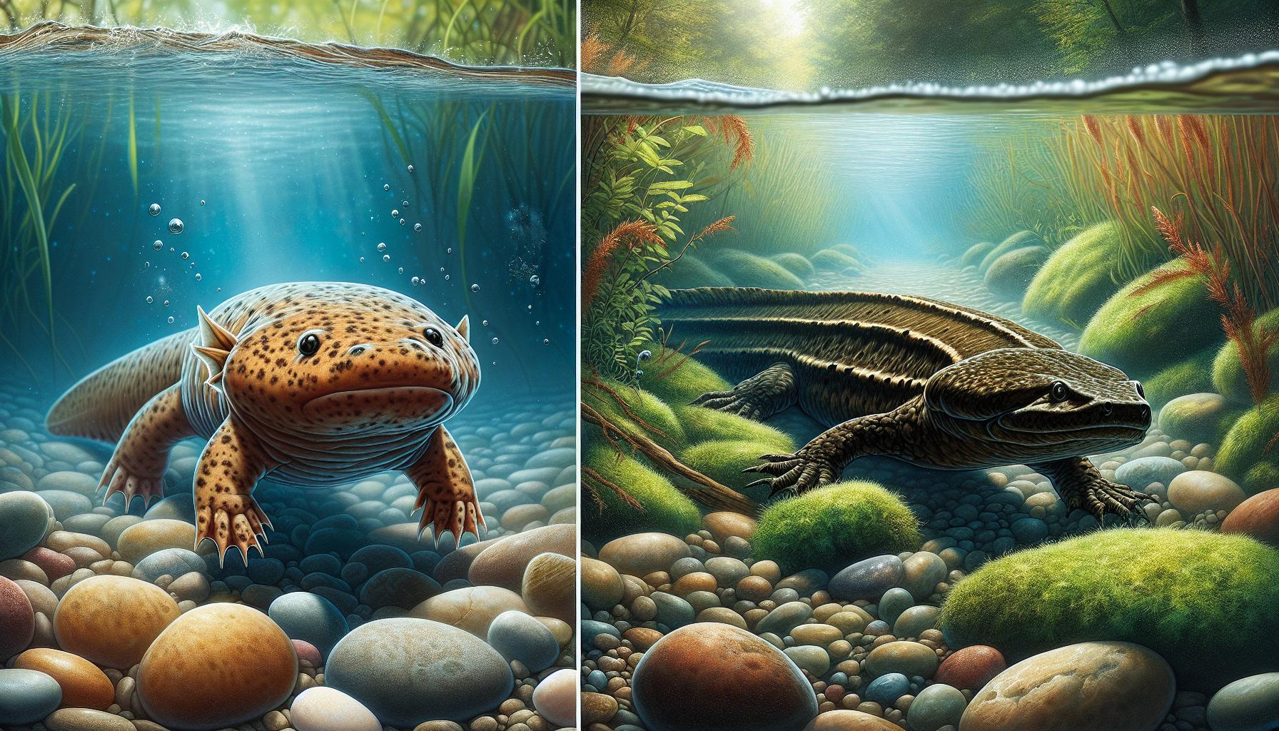 Comparative Anatomy: Mudpuppy vs. Hellbender