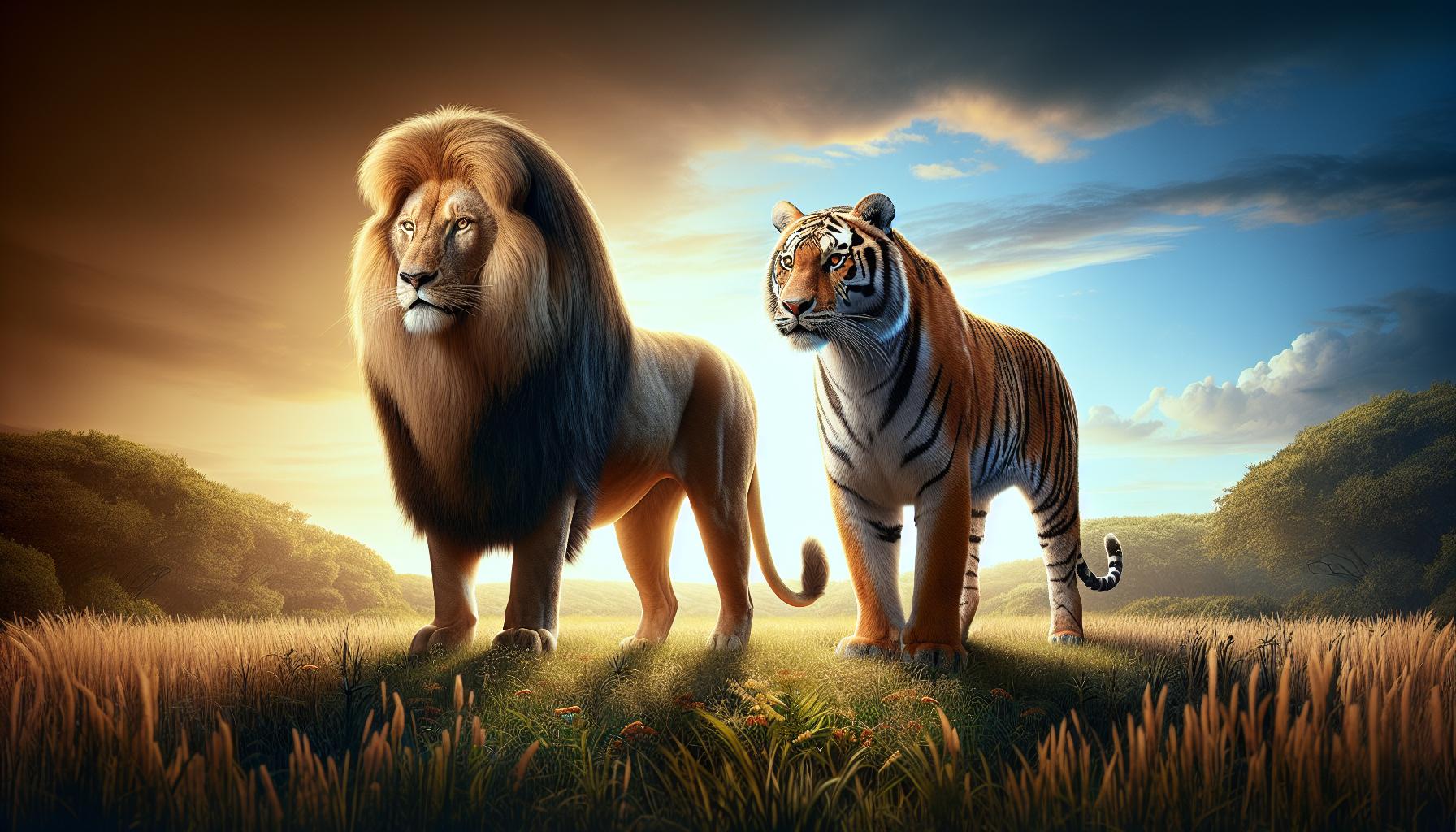 Lion Weight vs Tiger Weight—Which Big Cat Is Heavier? 3 Comparing Lion and Tiger Size