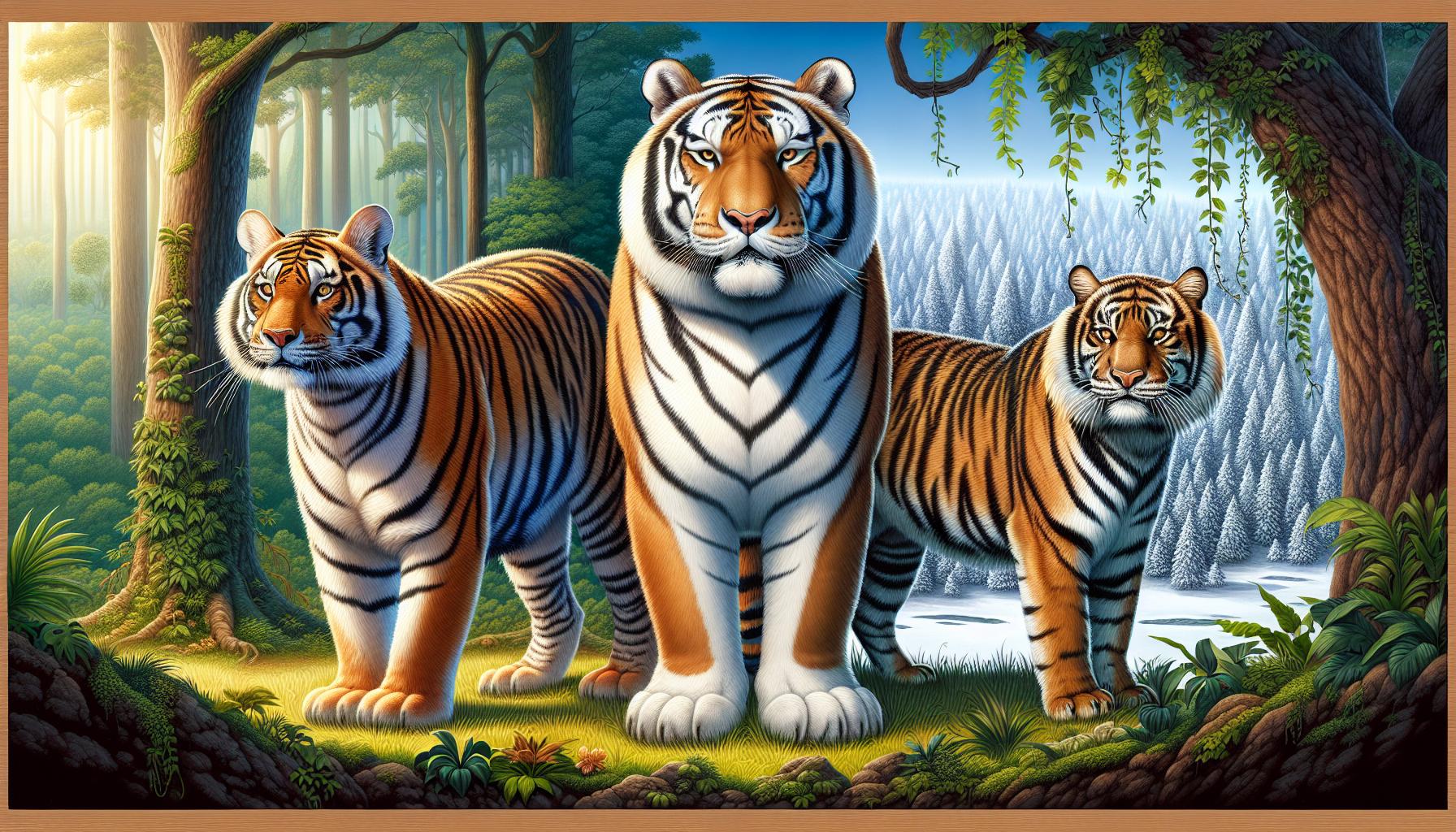 Comparison of Tiger Size by Species