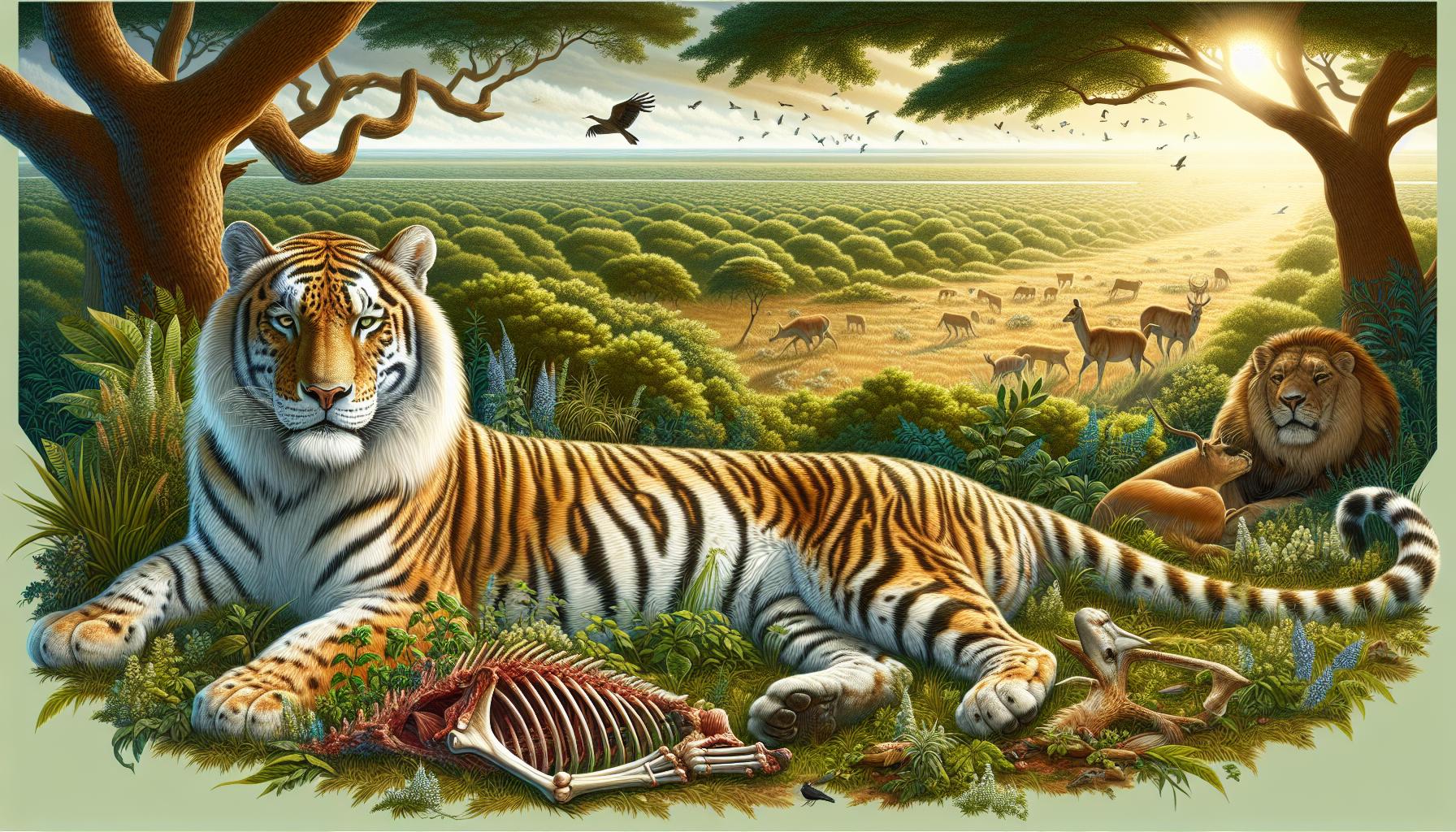 Dietary Needs and Feeding Habits of Ligers
