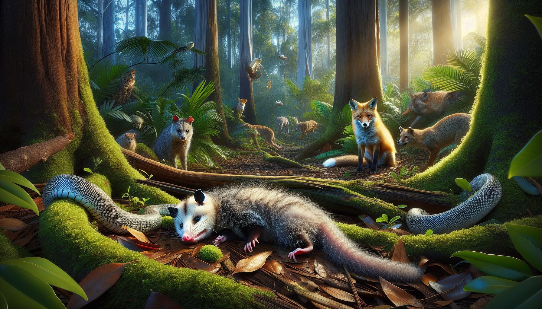 Evolutionary Advantage: The Role of Playing Dead