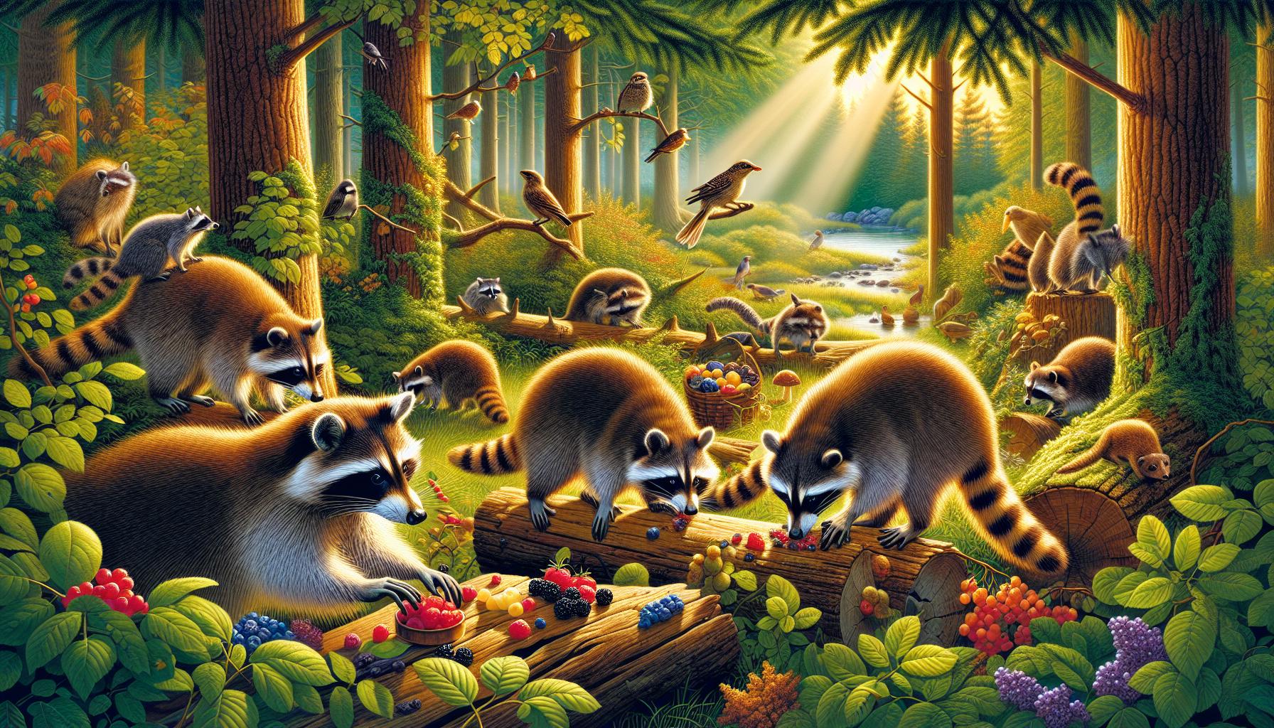 How Raccoons foraging Behavior Impacts Their Diet