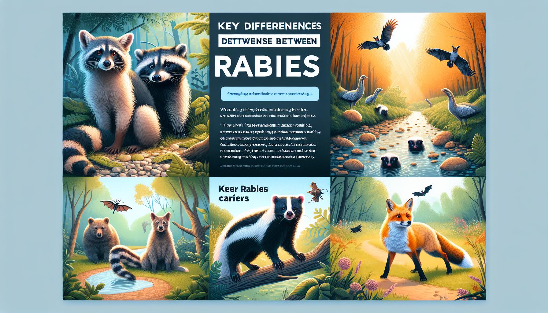 Key Differences Between Rabies Carriers