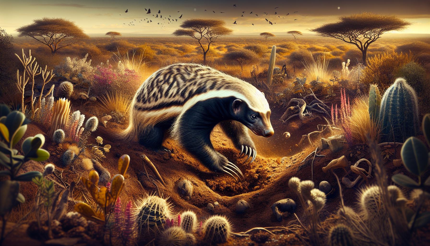 The Natural Behaviors of Honey Badgers in the Wild