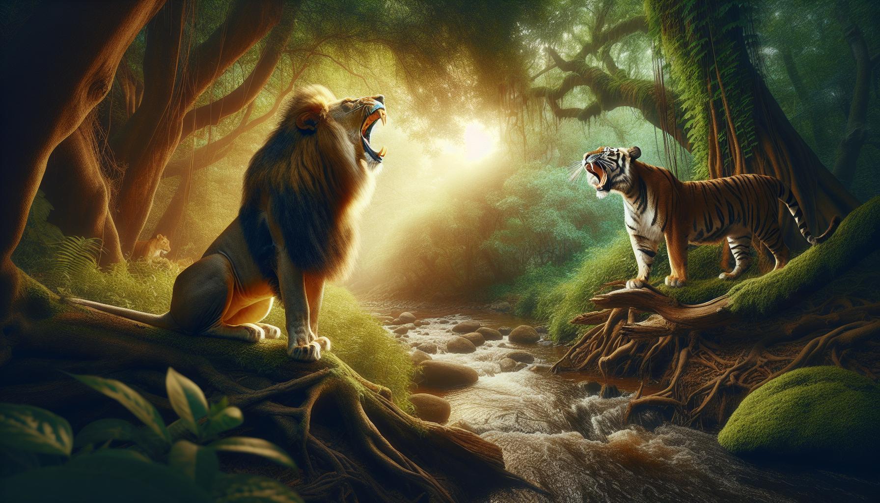 The Role of Roaring in Social Behavior: Lions vs. Tigers