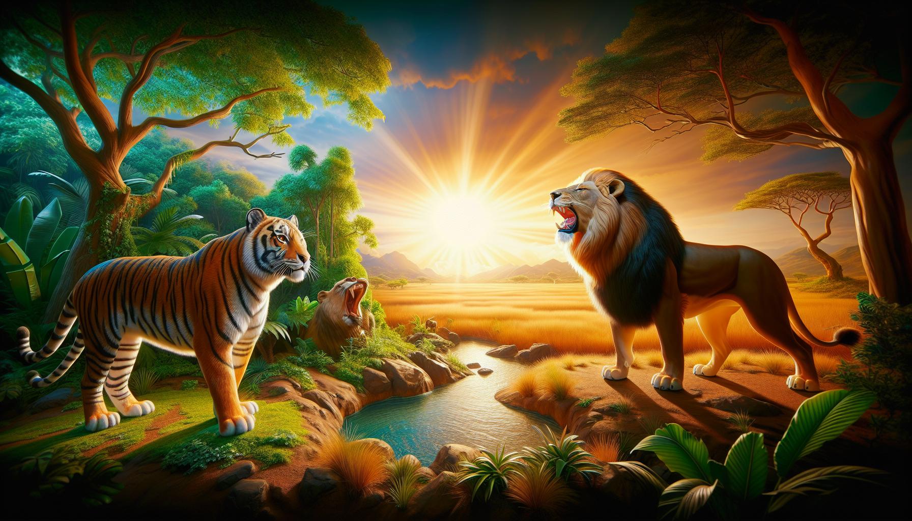 Strengths and Weaknesses: Tiger vs. Lion Showdown