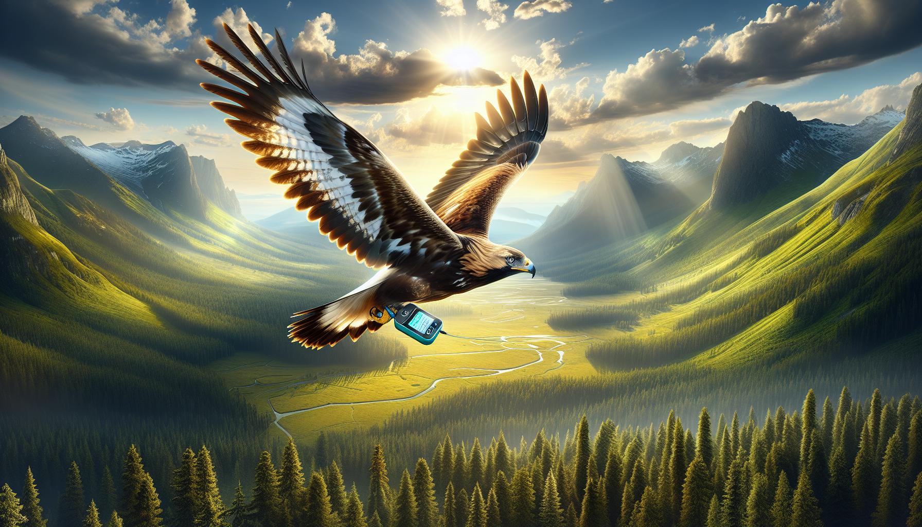 Technology That Measures Golden Eagle Flight Velocity