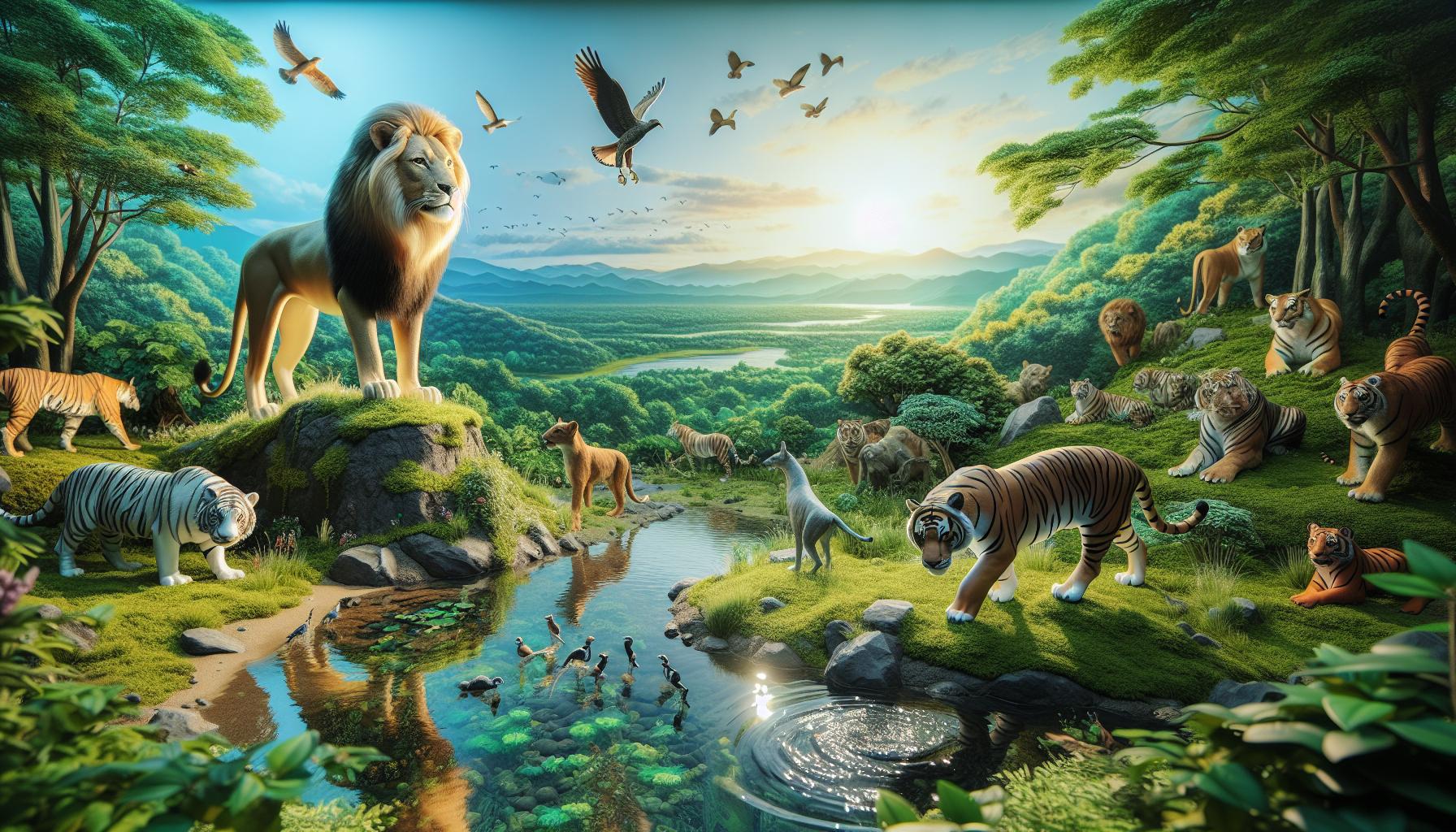 Understanding the Natural Behavior of Lions and Tigers