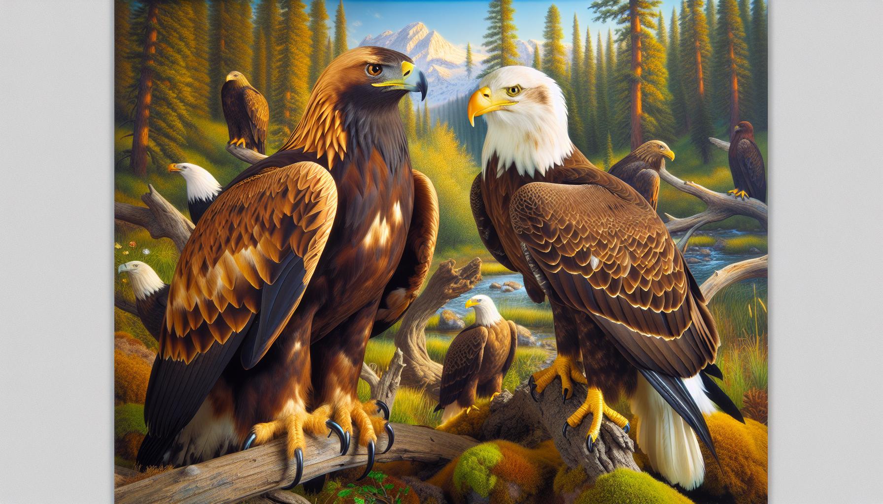 Golden Eagle vs Bald Eagle Size: Who’s the True Giant? 4 Weight Differences: Golden Eagle vs. Bald Eagle