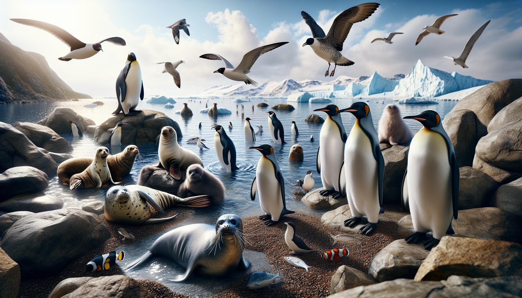 What Types of Animals Do Penguins Encounter?